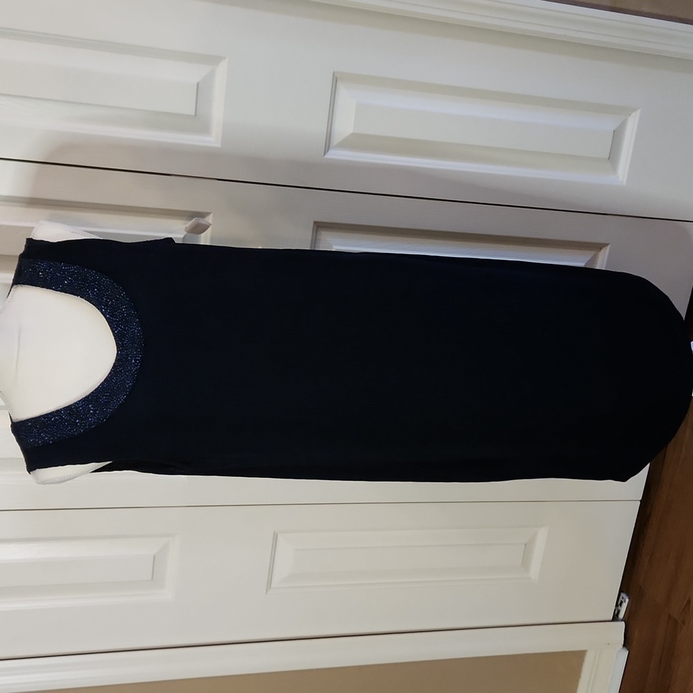 R&M Richard's, Excellent condition,  Women's Dress,  Size 14W, Navy Blue